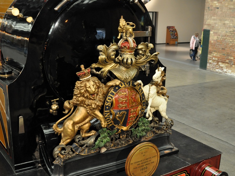 NRM York 9 Sept 2013
Royal Coat of Arms attached to 'Gladstone'
