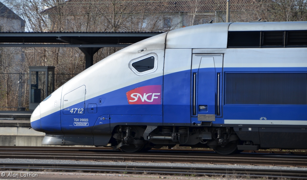 SNCF 4712 Karlsruhe Hbf 11 Mar 2014
TGV312003 to Paris (Est)
