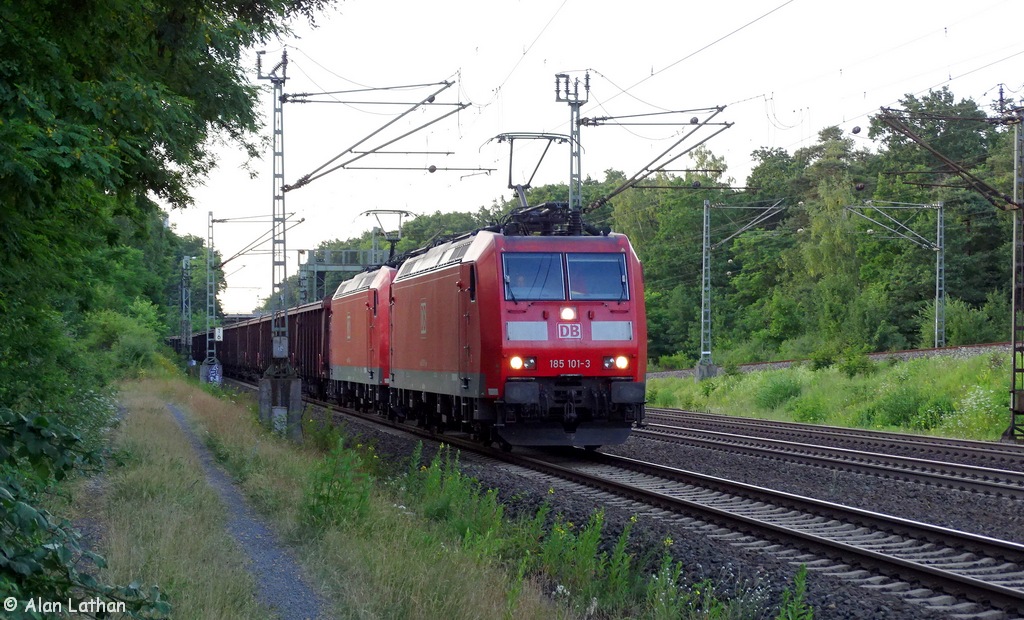185 101, 102 FFOR/FNI 22 June 2014
with the clay train from Limburg to Italy
