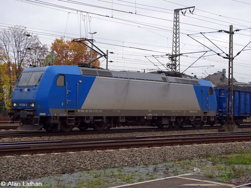 185 518 FFS 14 Nov 2014
CFL-CA (Luxembourg Cargo) with PKP coal
