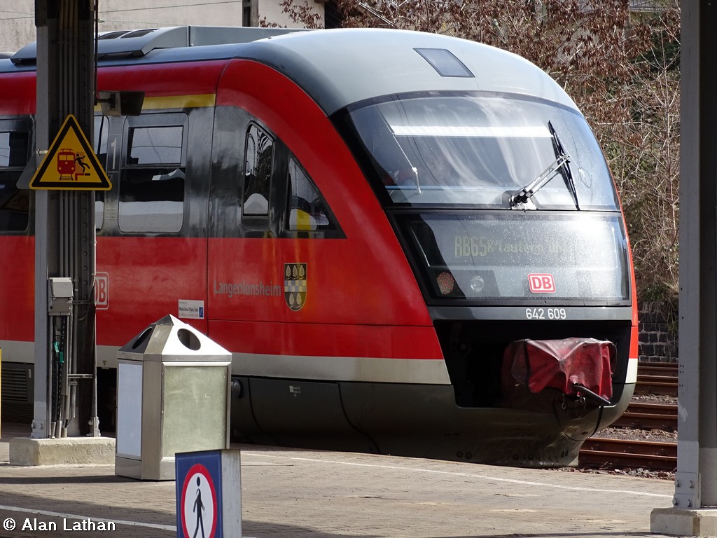 642 609 Bingen 1 April 2015
RB65 to Kaiserslautern
