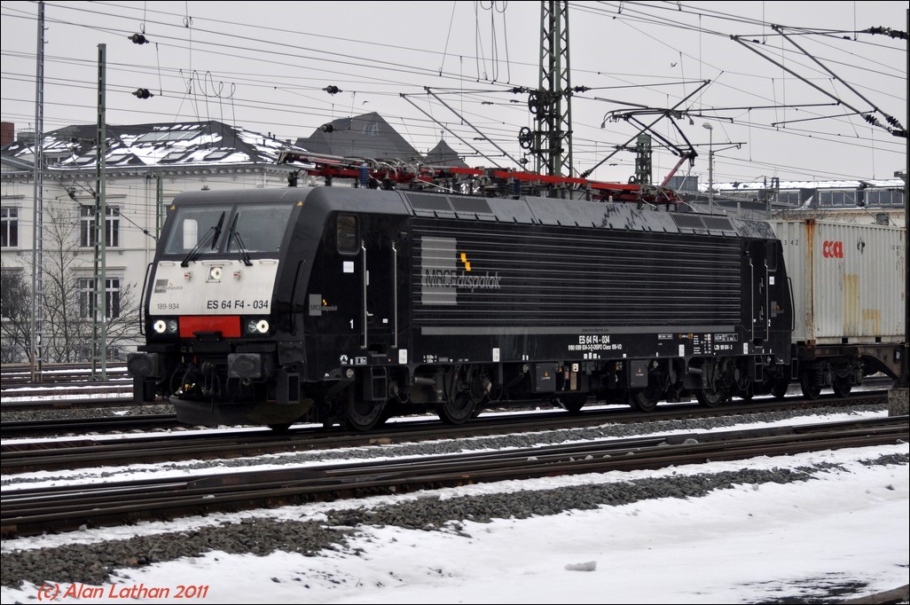 189 934 FFS 5 Jan 2011
leased to DB Schenker
