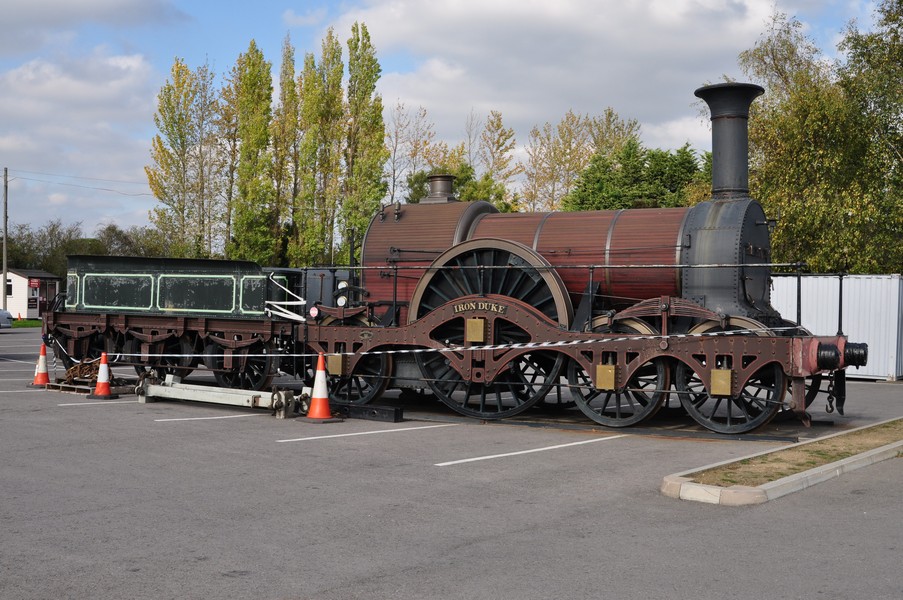 Replica 'Iron Duke' at Toddington
on loan from the National Railway Museum, York
