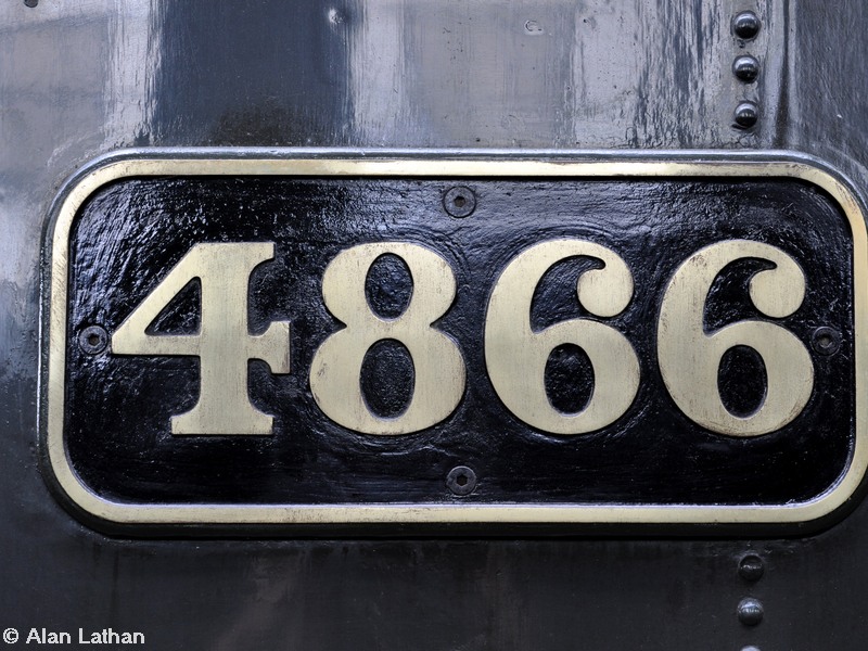 4866 Didcot RC 13 June 2010
Numberplate
