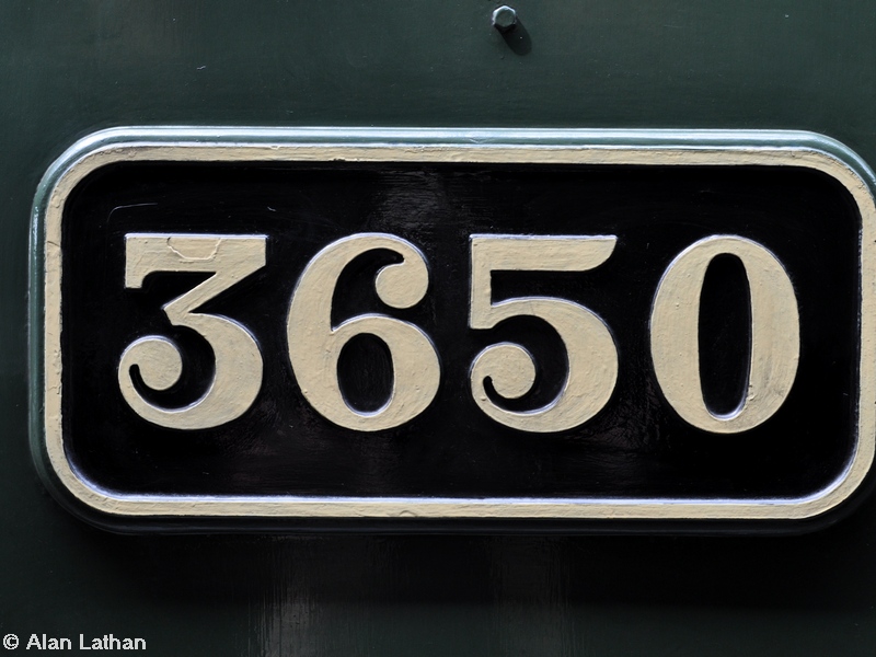 3650 Didcot RC 13 June 2010
Numberplate 5700 Class 0-6-0PT
