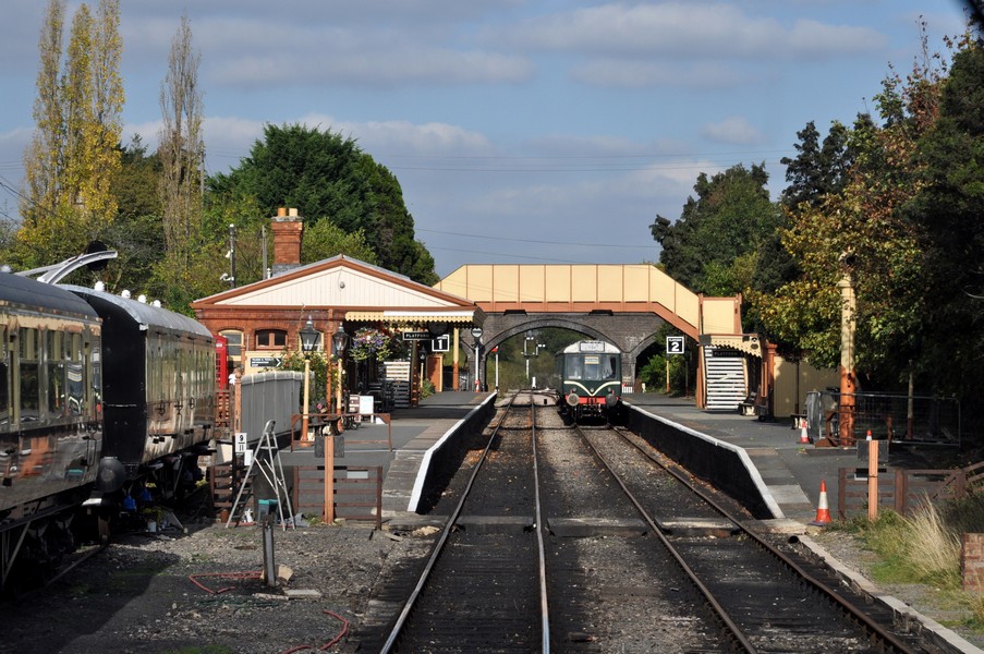 Toddington station
taken from the arriving 'bubble car'
