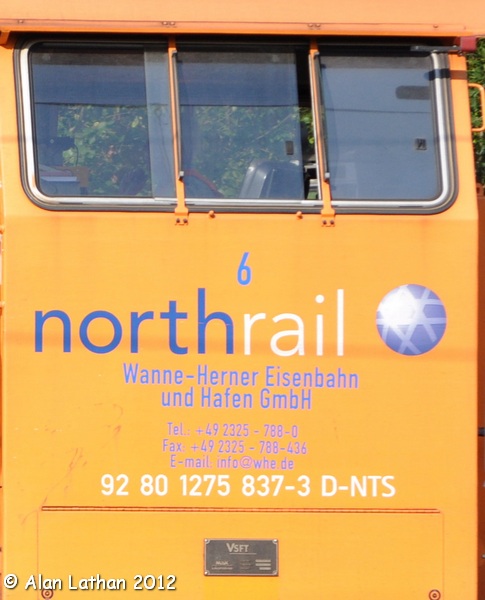 northrail no. 6 Köln-Gremberg 4 Sept 2012
details
